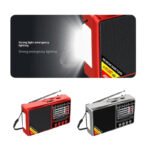 Φορητό Ραδιόφωνο Bluetooth JOC H10BT AM/FM/SW με USB, TF & Επαναφορτιζόμενη Μπαταρία - JOC H10BT Portable Bluetooth AM/FM/SW Radio with USB, TF & Rechargeable Battery - Image 2