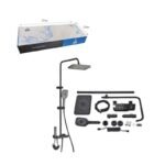 Yimanuo Ρυθμιζόμενη Στήλη Ντουζ με Μπαταρία - Adjustable Shower Column with Faucet - Image 4