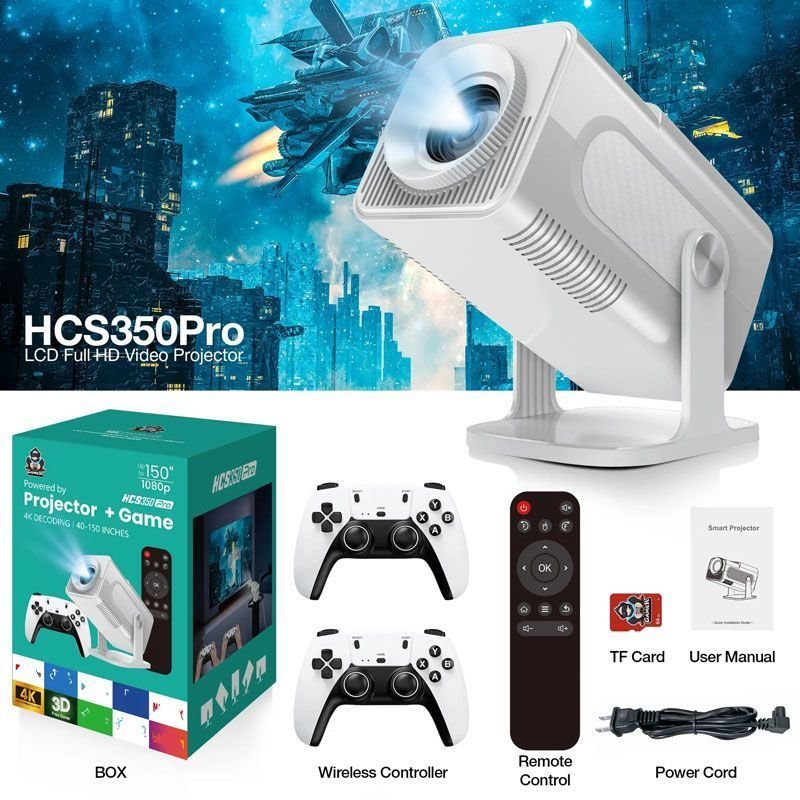 0277005 Gamer Φορητός Προβολέας Προτζέκτορας & Κονσόλα Παιχνιδιών - Projector + Game - Image 1