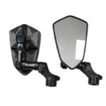 Καθρέφτες Μηχανής Universal CNC Αλουμινίου - Universal CNC Aluminum Motorcycle Mirrors Set - Image 2