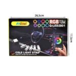 Andowl Διακοσμητικός Φωτισμός Αυτοκινήτου LED Q-LED2801 - Car Decorative Lighting with Color Control - Image 3