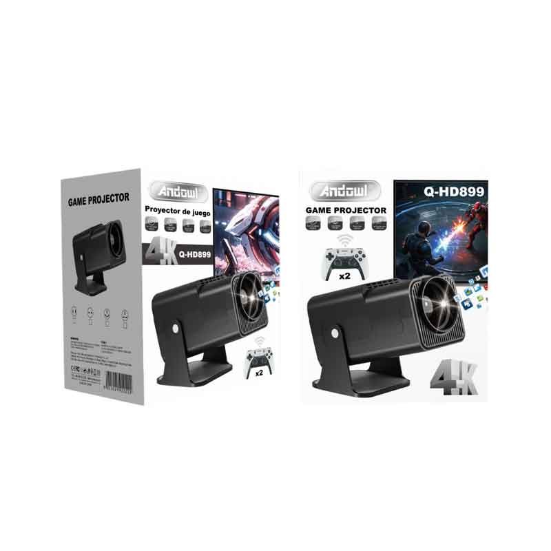 0751065 Andowl Προβολέας Παιχνιδιών 4K Q-HD899 – Game Projector 4K - Image 1