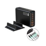 Andowl Βάση Φόρτισης GaN με 2 Θύρες USB-A και 4 Θύρες USB-C 200W Power Delivery / Quick Charge 3.0 Q-CD787 - Gan Charger - Image 2