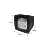 Προβολέας αυτοκινήτου 4 LED - LED work car light - Image 2