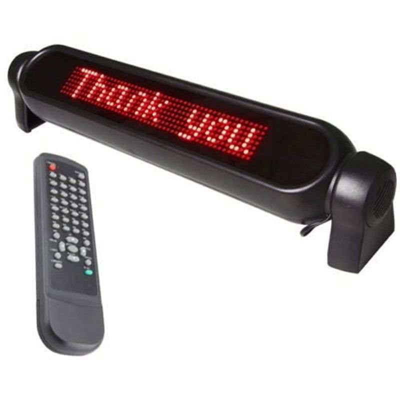 10332-1 LED Επιγραφή για Οχήματα 12v με τηλεχειριστήριο - LED sign - Image 1
