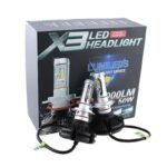 Λάμπα αυτοκινήτου H7 Ψυχρό Λευκό - X3 LED HEADLIGHT 6000LM 50W H7