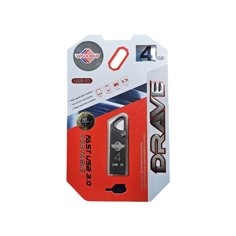 201010 Φορητό στικάκι USB Flash Drive 4GB - Portable USB Flash Drive - Image 1