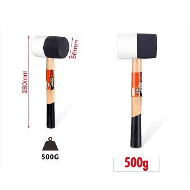 2386003 KMT Λαστιχένιο σφυρί 500g - Rubber hammer - Image 1