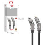 Wisdomup Καλώδιο Φόρτισης και Δεδομένων USB σε Lightning με Μεταλλικά Βύσματα 60W SJX-48 - USB to Lightning Fast Charging Data Cable 60W with Metal Connectors - Image 2