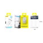 Andowl Γρήγορος φορτιστής κινητού με καλώδιο QC 3.0 PD 65W με Διπλή Έξοδο USB-C & USB-A Q-CD55 -Mobile charger Q-CD55 - Image 2