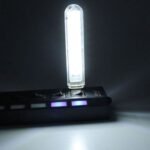 Mini USB LED φορητό φως με 8 led Cool white - Image 2