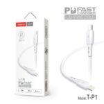 Tranyoo Καλώδιο δεδομένων Lightning-IOS 1m 3A T-P1 - Fast charger lighting cable