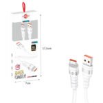 Wisdomup Καλώδιο Φόρτισης USB σε Type-C 3A Ταχείας Φόρτισης SJX-37T - USB to Type-C Fast Charging Cable - Image 2