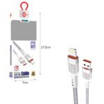 Wisdomup Καλώδιο Φόρτισης και Δεδομένων USB σε Lightning Ταχείας Φόρτισης SJX-38P - USB to Lightning Fast Charging Data Cable - Image 2