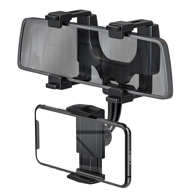 hoco-ca70-pilot-in-car-rearview-mirror-mount-holder-horizontal Βάση κινητού για καθρέφτη αυτοκινήτου SH-3117 - Image 1