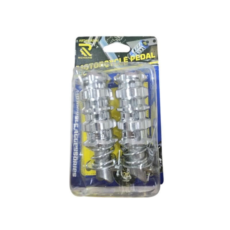 z696772 Πεταλ Μηχανής Ασημένια - Motocycle Pedal - Image 1